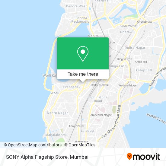 SONY Alpha Flagship Store map