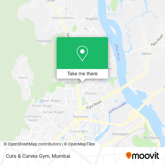 Cuts & Curves Gym map