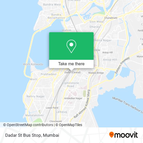 Dadar St Bus Stop map