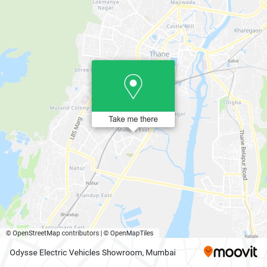 Odysse Electric Vehicles Showroom map