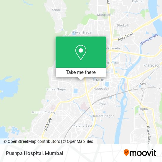 Pushpa Hospital map