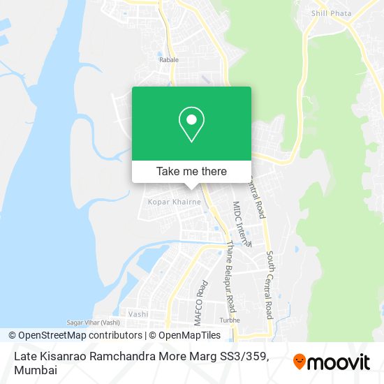 Late Kisanrao Ramchandra More Marg SS3 / 359 map