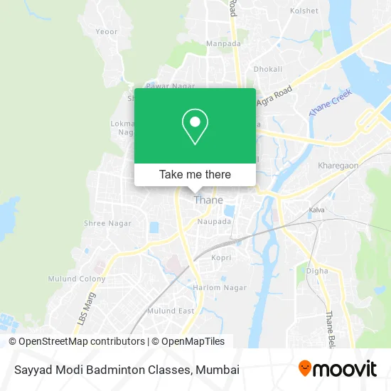 Sayyad Modi Badminton Classes map