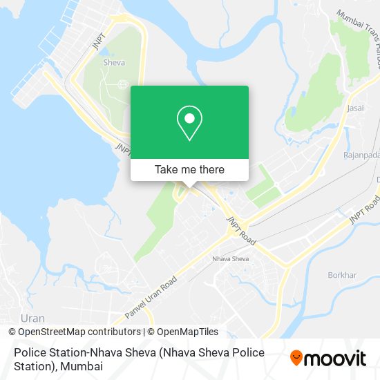 Police Station-Nhava Sheva map