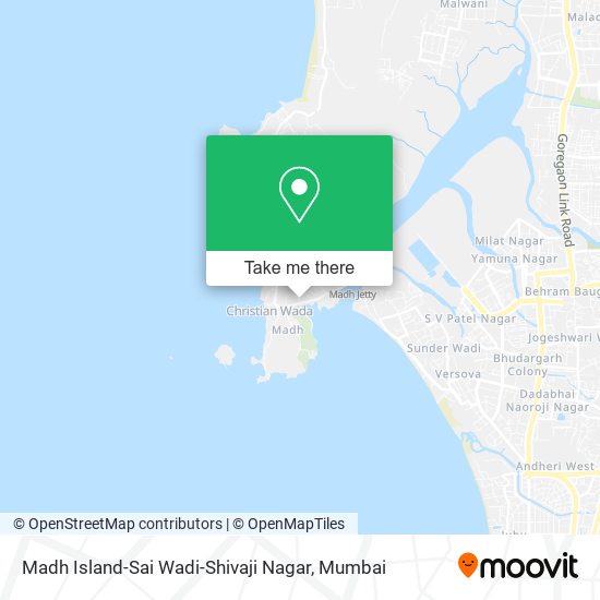 Madh Island-Sai Wadi-Shivaji Nagar map