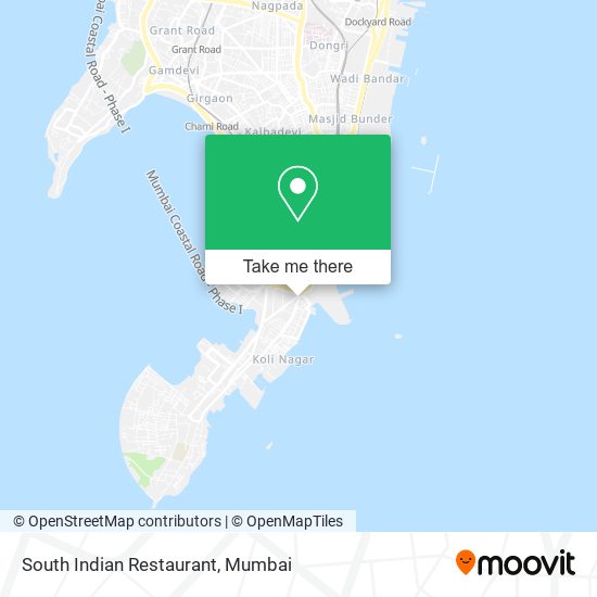 South Indian Restaurant map