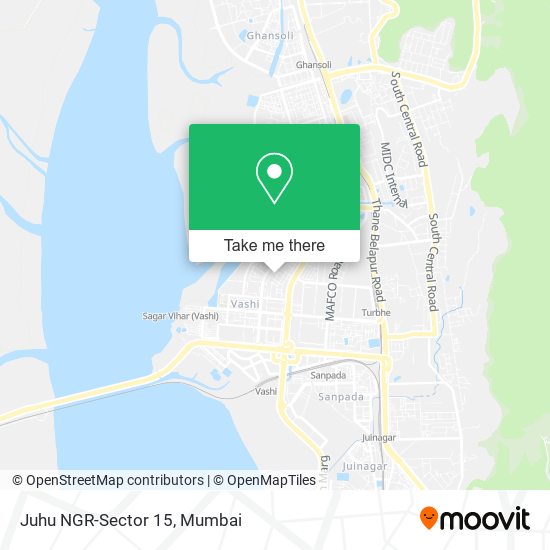 Juhu NGR-Sector 15 map