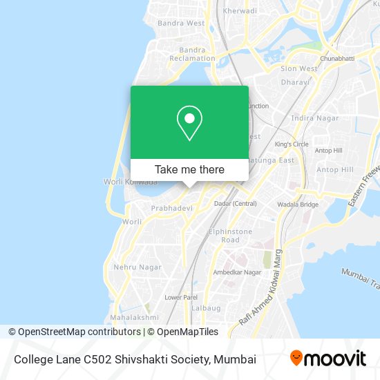 College Lane C502 Shivshakti Society map