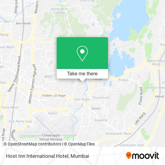 Host Inn International Hotel map