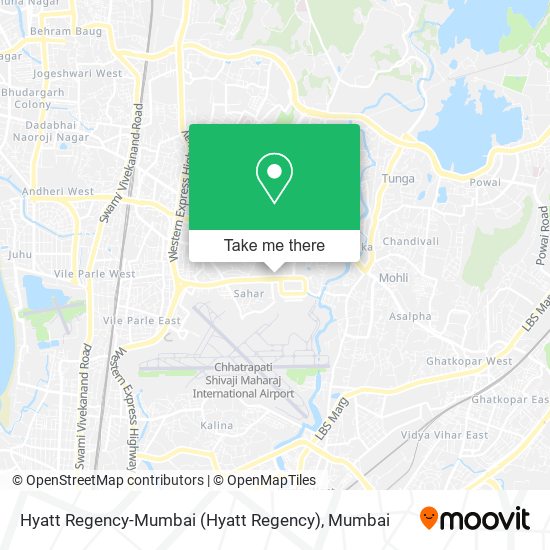 Hyatt Regency-Mumbai map