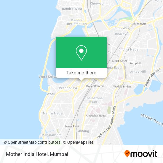 Mother India Hotel map