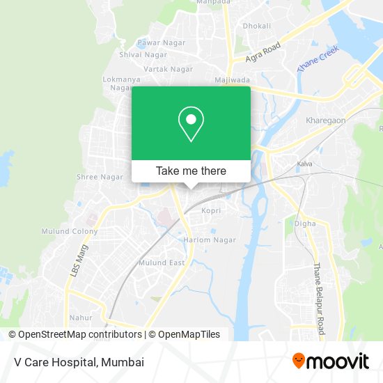 V Care Hospital map