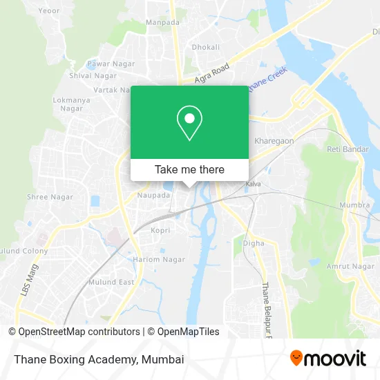 Thane Boxing Academy map
