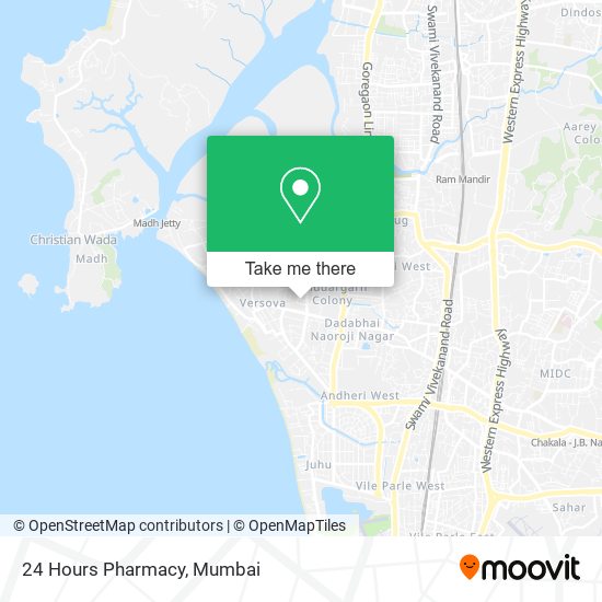 24 Hours Pharmacy map