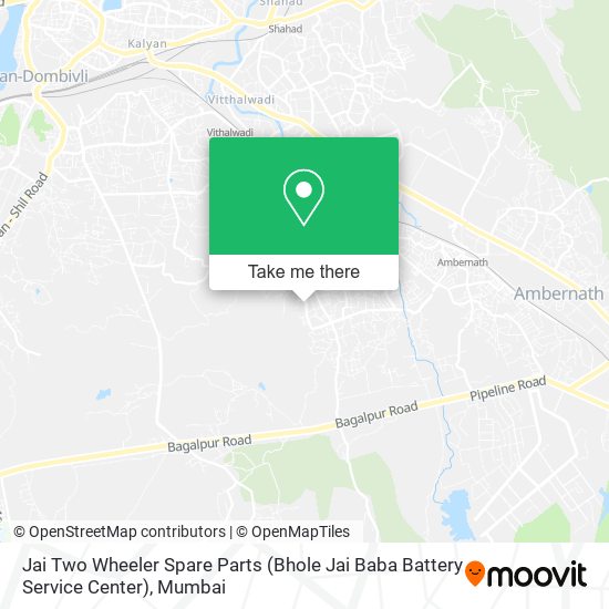 Jai Two Wheeler Spare Parts (Bhole Jai Baba Battery Service Center) map