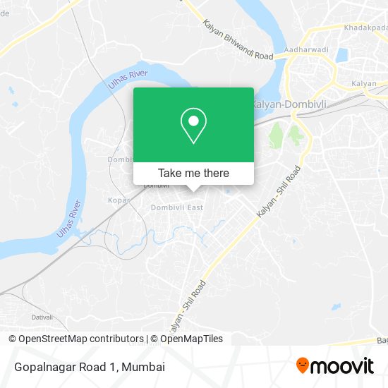 Gopalnagar Road 1 map