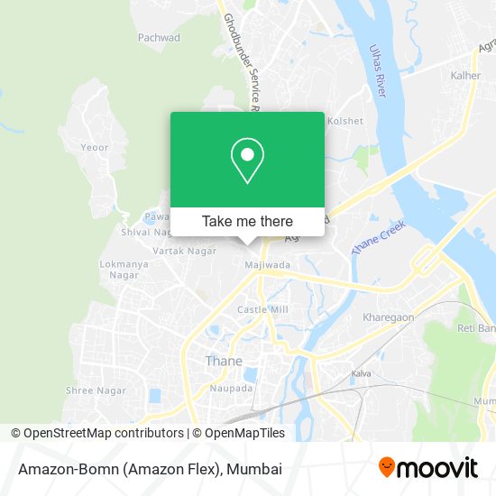 Amazon-Bomn (Amazon Flex) map