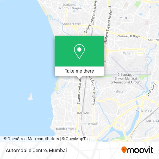 Automobile Centre map