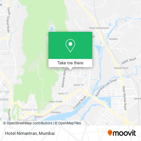 Hotel Nimantran map