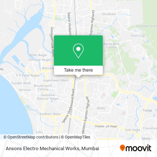 Ansons Electro Mechanical Works map