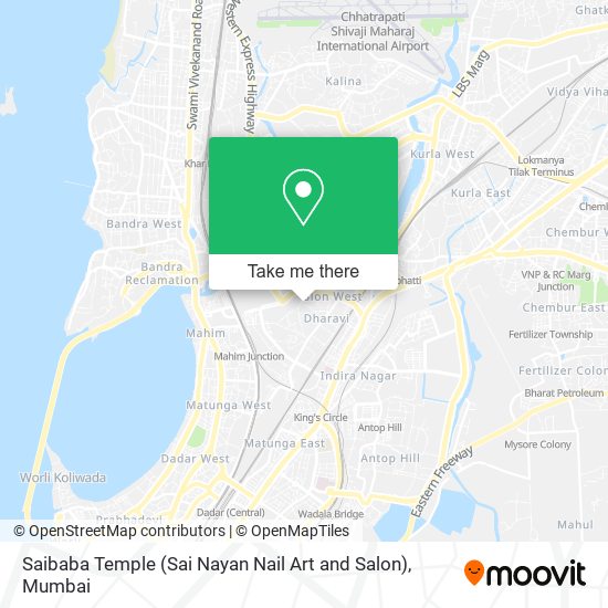 Saibaba Temple (Sai Nayan Nail Art and Salon) map