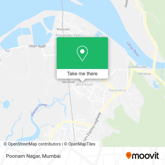 Poonam Nagar map