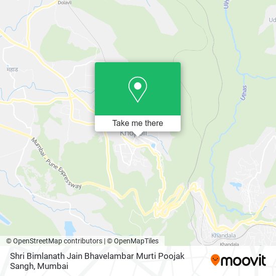 Shri Bimlanath Jain Bhavelambar Murti Poojak Sangh map