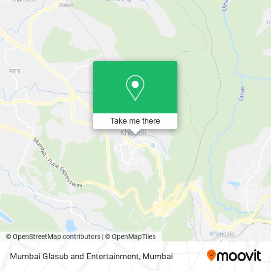 Mumbai Glasub and Entertainment map