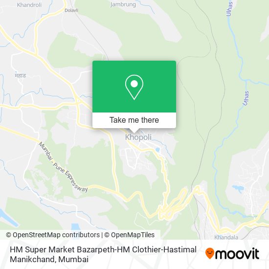 HM Super Market Bazarpeth-HM Clothier-Hastimal Manikchand map