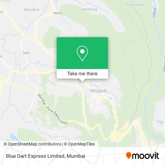 Blue Dart Express Limited map