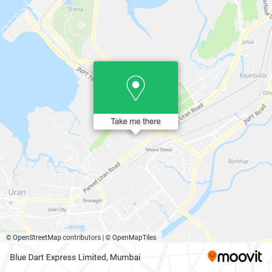 Blue Dart Express Limited map