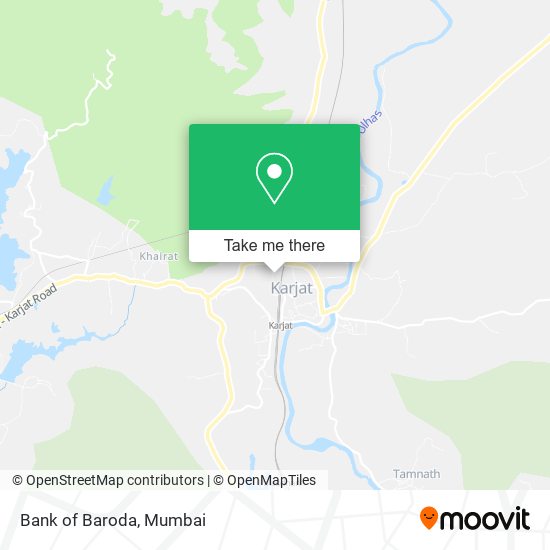 Bank of Baroda map