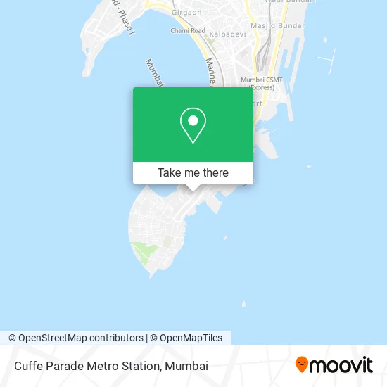 Cuffe Parade Metro Station map