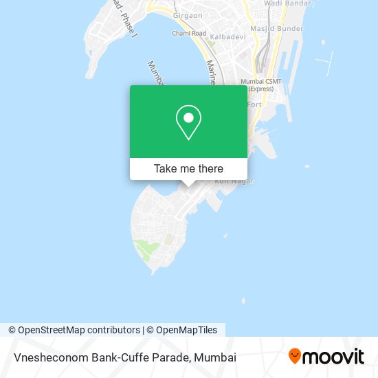 Vnesheconom Bank-Cuffe Parade map