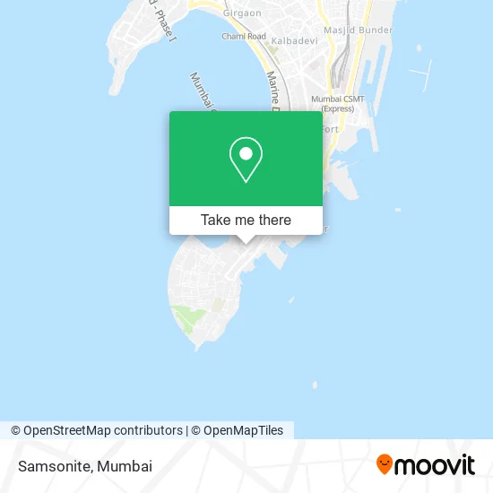 Samsonite map
