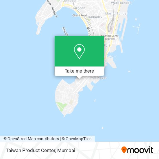 Taiwan Product Center map