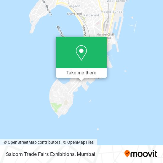 Saicom Trade Fairs Exhibitions map