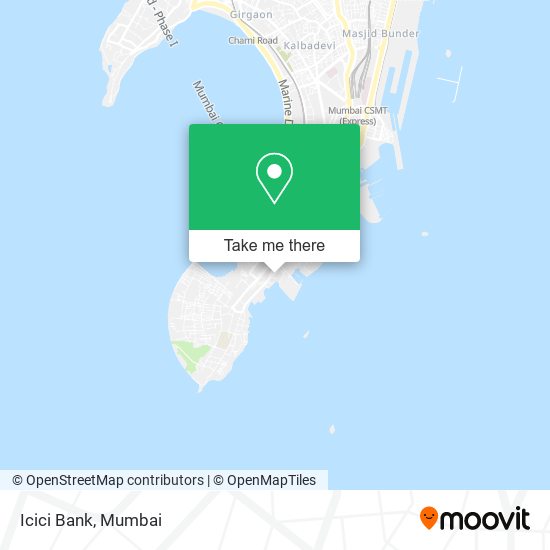 Icici Bank map