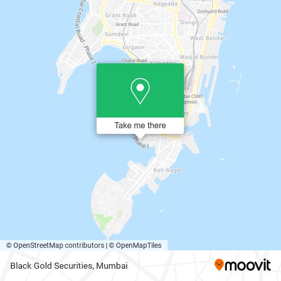 Black Gold Securities map