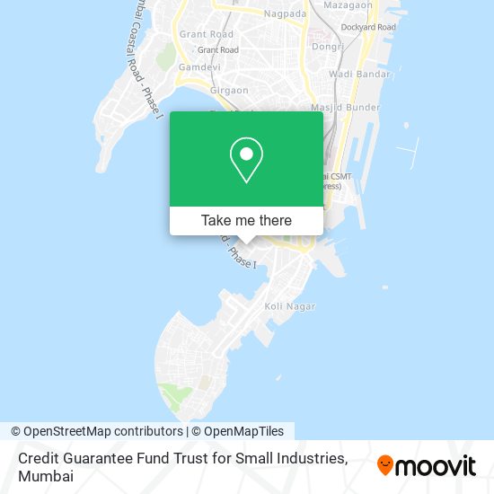 Credit Guarantee Fund Trust for Small Industries map