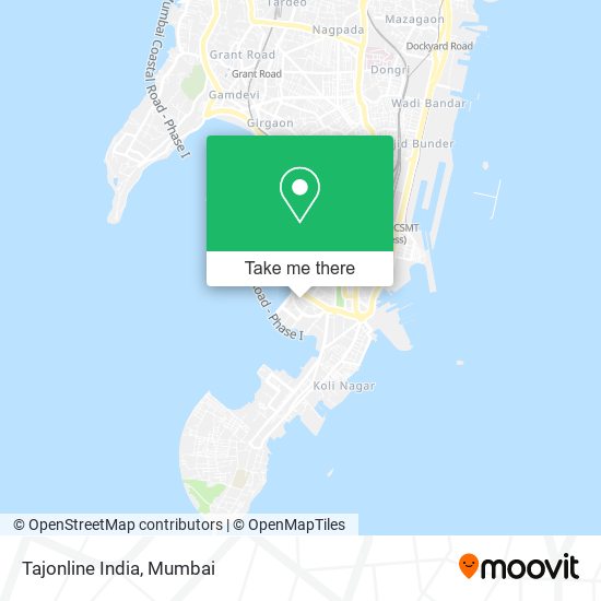 Tajonline India map