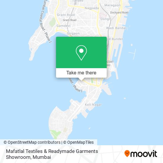 Mafatlal Textiles & Readymade Garments Showroom map