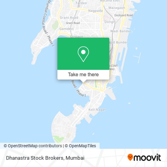 Dhanastra Stock Brokers map