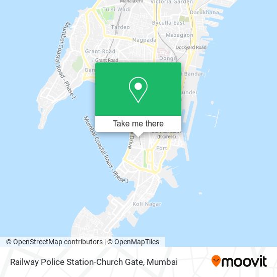 Railway Police Station-Church Gate map