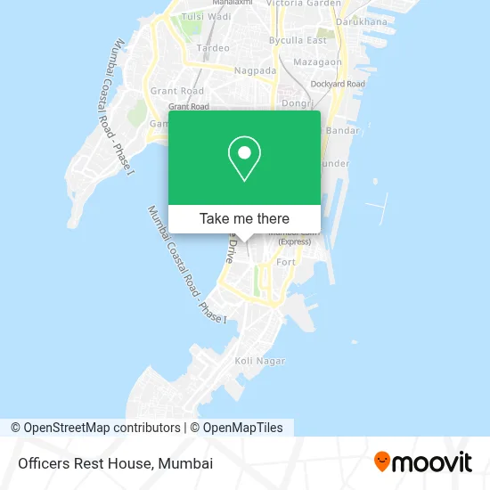 Officers Rest House map