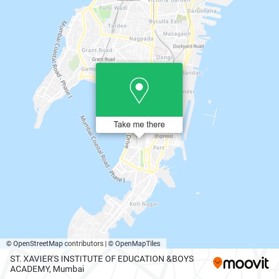 ST. XAVIER'S INSTITUTE OF EDUCATION &BOYS ACADEMY map