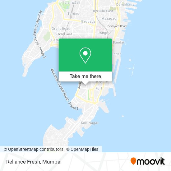 Reliance Fresh map