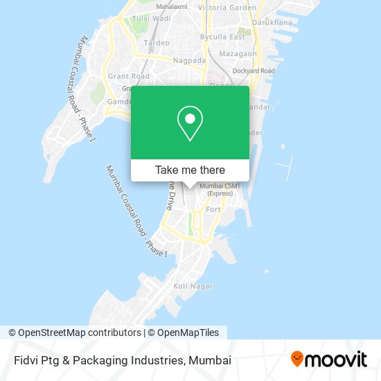 Fidvi Ptg & Packaging Industries map