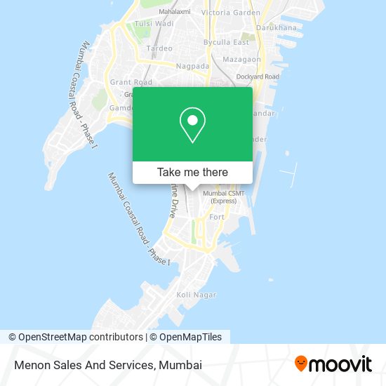 Menon Sales And Services map