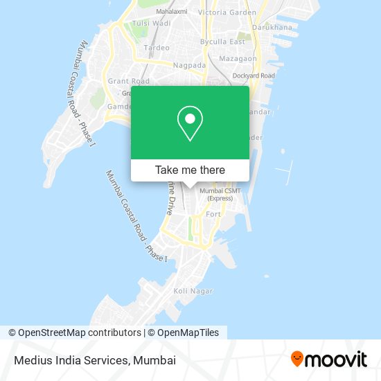 Medius India Services map